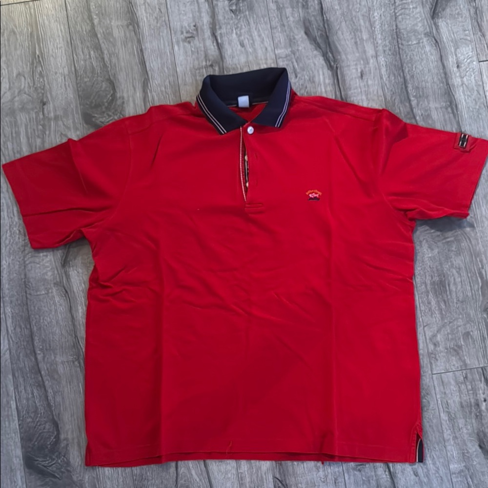 Red Paul Shark Polo Shirt